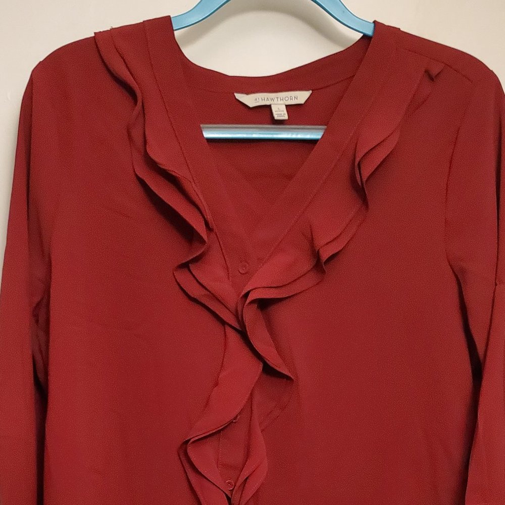 41 Hawthorn Ruffle Front Blouse - Picture 2 of 3